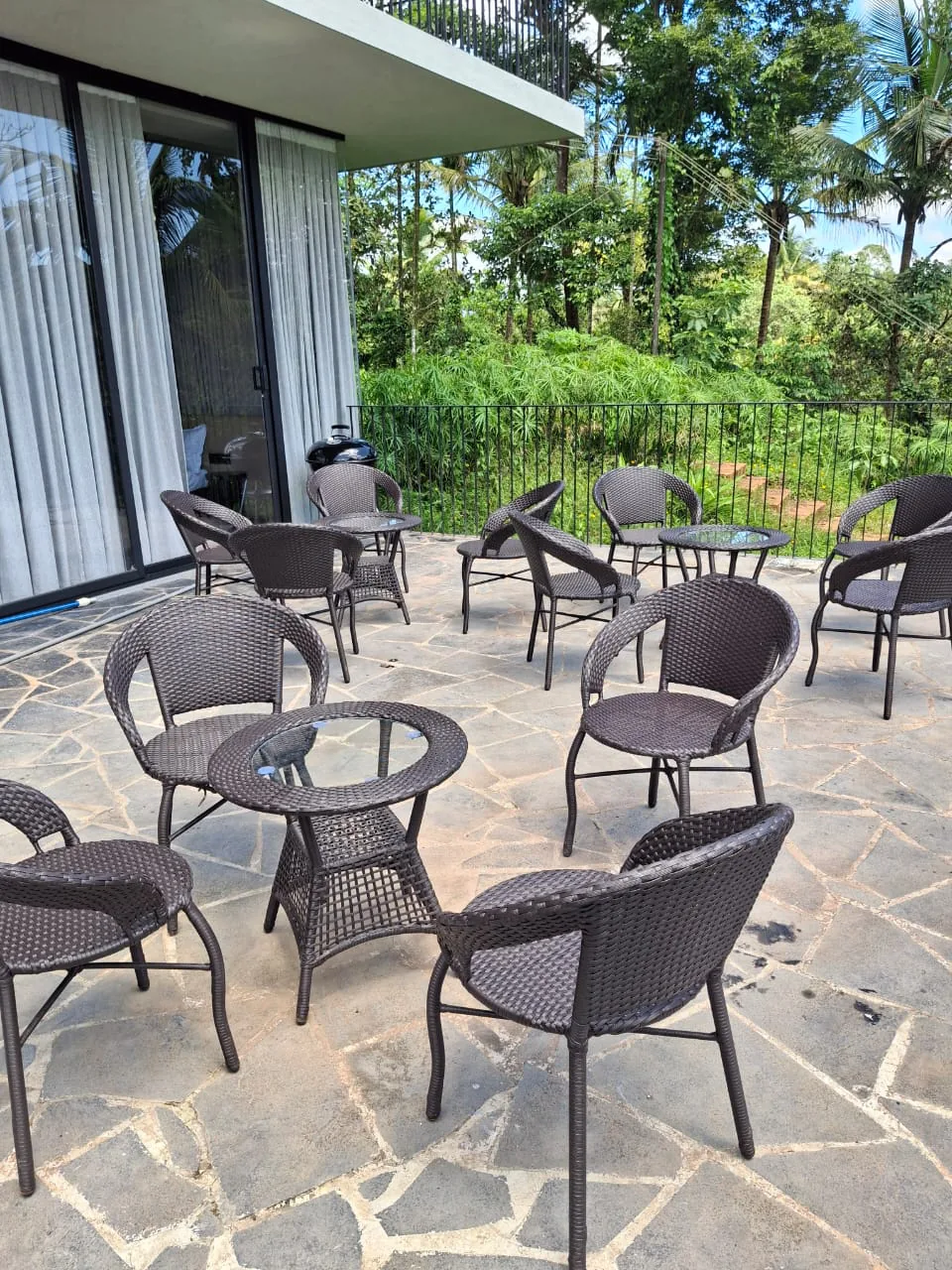 Outdoor terrace at Ichumma's Neo