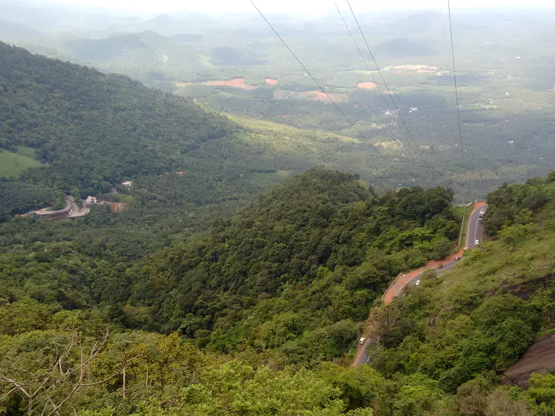Lakkidi Viewpoint misty ghat road, Wayanad