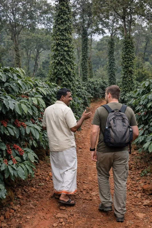 Coffee plantation tour Wayanad